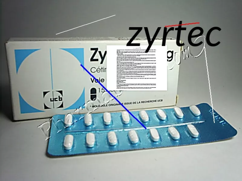 Zyrtec comprimés prix